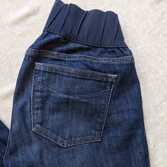 Gap‎ 1969 Maternity Bootcut Jeans - Dark Wash - Under Belly Stretch - Picture 6 of 10